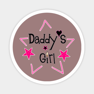 Daddy's Girl (Stars) Magnet